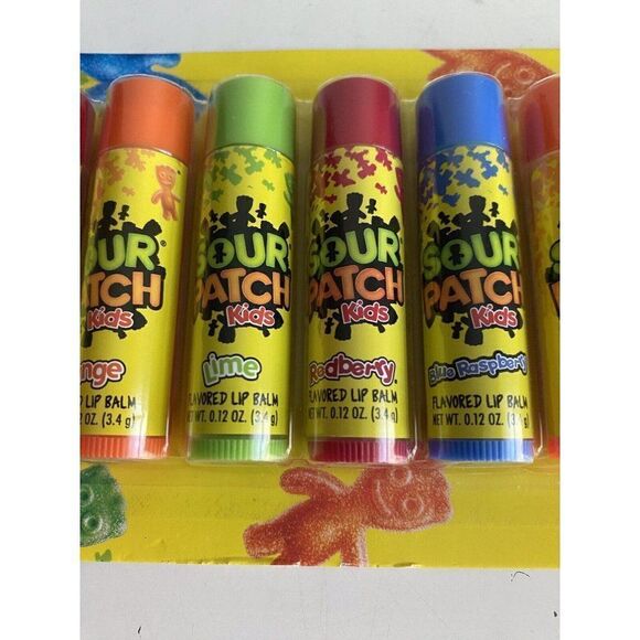 8 Pack Taste Beauty SOUR PATCH Flavored Lip Balm Assorted Flavors NEW Sealed - Picture 7 of 13